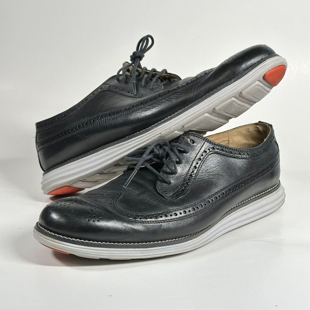 Cole Haan Grand OS Wingtip Oxford Shoes Men’s Size 10.5 M Black C21198